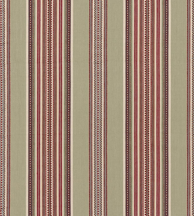 Scalamandre Cyrus Cotton Stripe Sandalwood Fabric Sample SC271800004