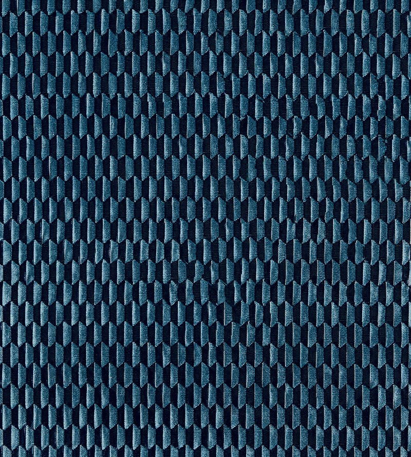 Scalamandre Allegra Velvet Sapphire Fabric Sample SC271840004