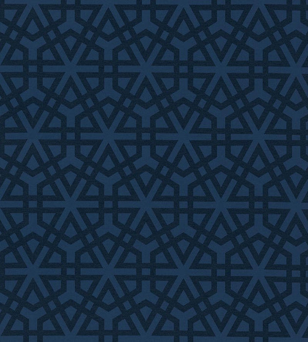 Scalamandre Lisbon Weave Indigo Fabric Sample SC271980004