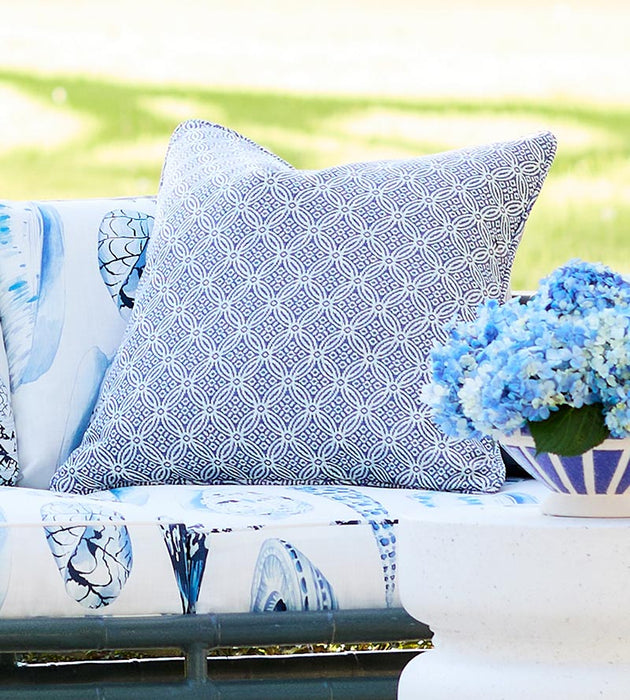 Scalamandre Cape May Ocean Fabric Sample SC273170004