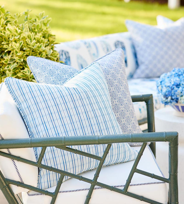 Scalamandre Check Please - Outdoor Fountain Fabric Sample SC273180004