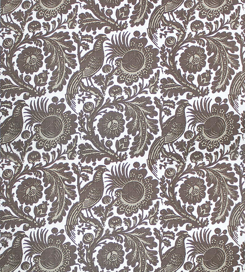 Scalamandre Resist Print Taupe Fabric Sample SC6218M0004