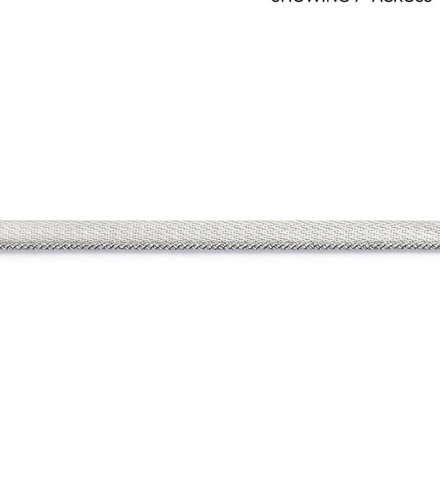 Scalamandre Tortola Twisted Cord Pearl Grey Trim Sample SCC3120004
