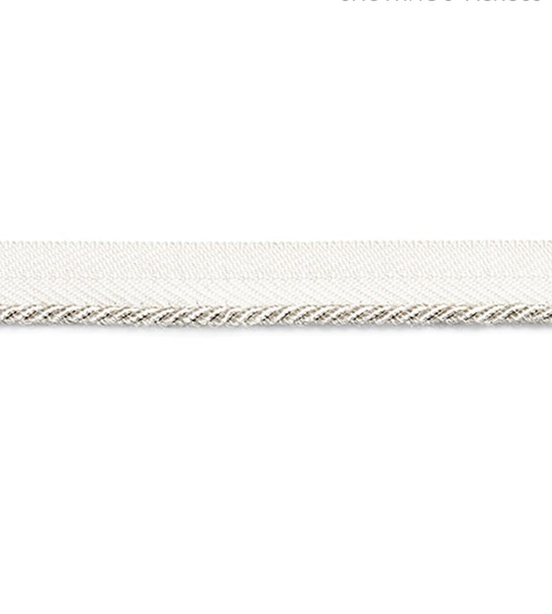 Scalamandre Avenue Cord Parchment Trim Sample SCC3150004