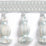 Scalamandre Halsey Onion Fringe Mineral Trimming Sample SCFT14990004