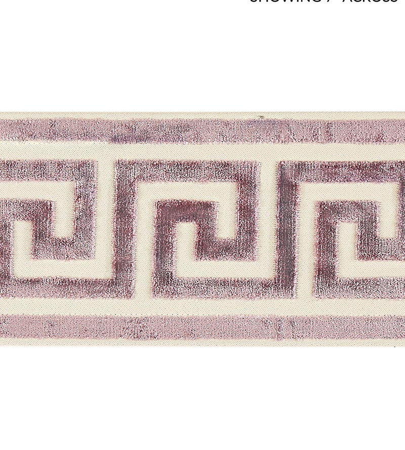 Scalamandre Greek Key Velvet Tape Amethyst Trim SCT32790004