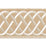 Scalamandre Helix Embroidered Tape Camel Trim Sample SCT32840004
