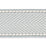 Scalamandre Montauk Herringbone Tape Mineral Trim Sample SCT32850004