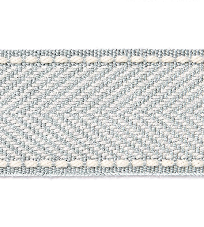 Scalamandre Montauk Herringbone Tape Mineral Trim SCT32850004