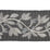 Scalamandre Laurel Embroidered Tape Charcoal Trim Sample SCT32920004