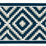 Scalamandre Medina Embroidered Tape Indigo Trim Sample SCT33060004