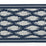 Scalamandre Patara Ikat Tape Indigo Trim Sample SCT33070004