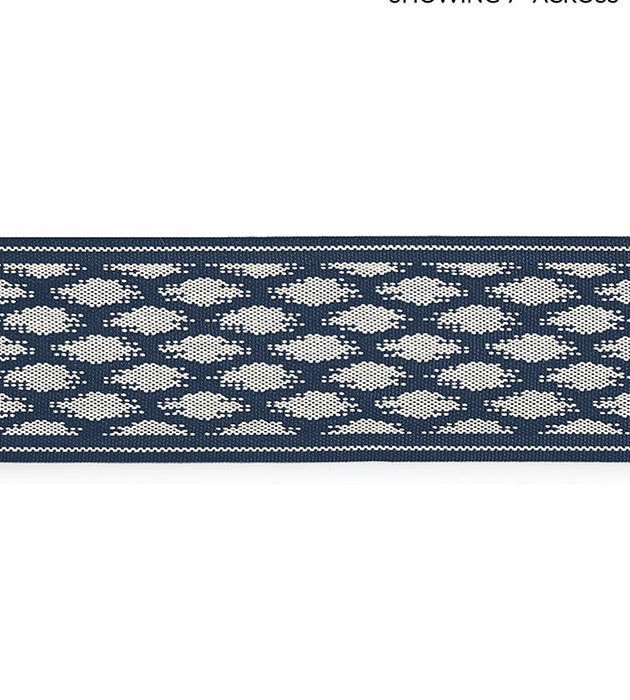 Scalamandre Patara Ikat Tape Indigo Trim Sample SCT33070004