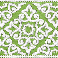 Scalamandre Ornamental Embroidered Tape Jade Trim SCT33200004