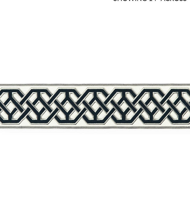 Scalamandre Beaufort Velvet Tape Noir Trim Sample SCT33220004