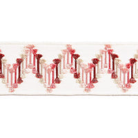 Scalamandre Sayuri Embroidered Tape Azalea Trim SCT33240004