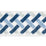 Scalamandre Parquet Velvet Tape Blue Lagoon Trim Sample SCT33260004