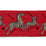 Scalamandre Zebras Embroidered Tape Masai Red Trim SCT33320004