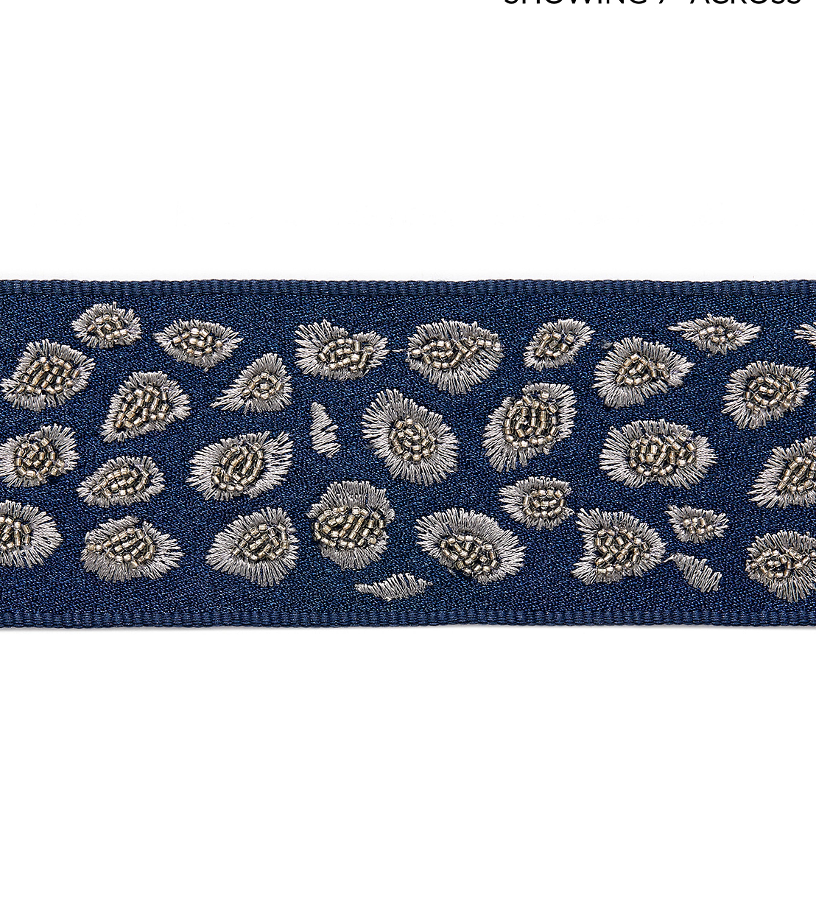 Scalamandre Catwalk Embellished Tape Midnight Trim SCT33330004