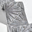 Scalamandre Milan Applique Tape Pewter Trimming Sample SCT33380004