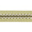 Scalamandre Cecile Gimp Tape Leaf Trim Sample SCV12430004