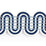 Scalamandre Serpentine Braid Indigo Trim SCV12460004
