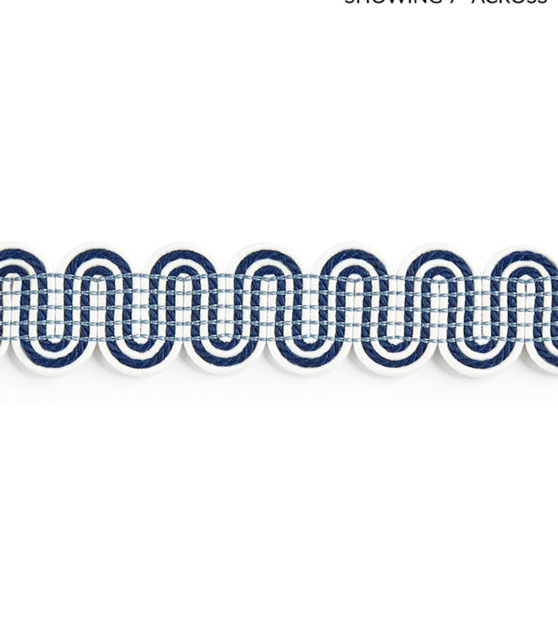 Scalamandre Serpentine Braid Indigo Trim SCV12460004