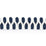Scalamandre Playa Gimp Braid Indigo Trim Sample SCV12470004