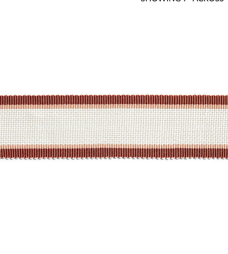 Scalamandre Odeon Shimmer Braid Cardinal Trim Sample SCV12490004