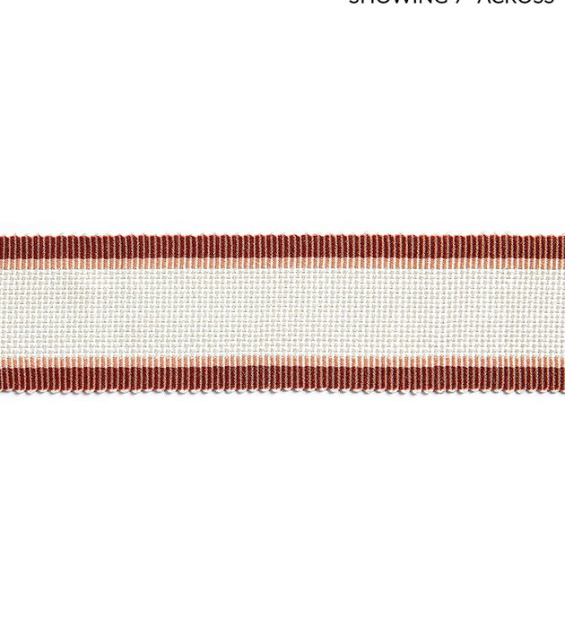 Scalamandre Odeon Shimmer Braid Cardinal Trim Sample SCV12490004