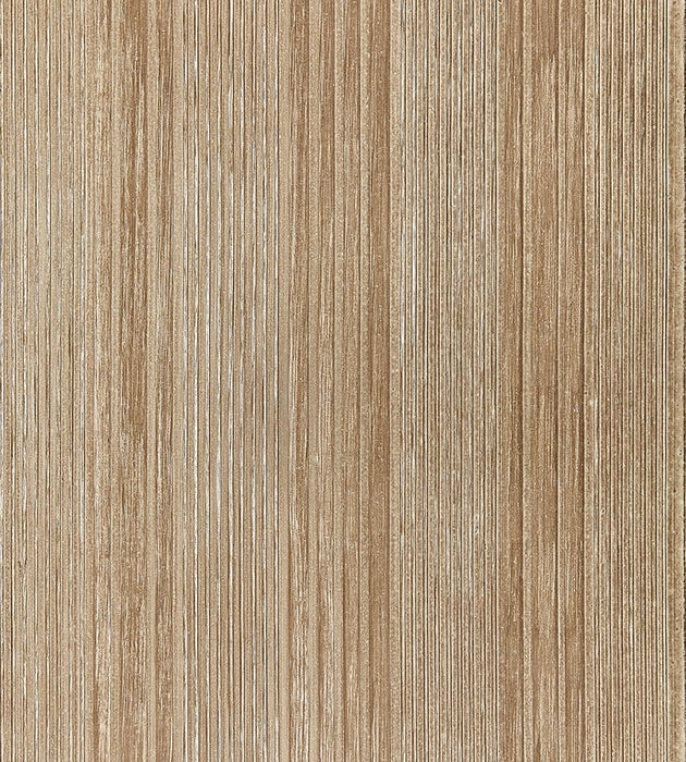 Scalamandre Pacific Stripe Taupe & Silver Wallpaper Sample SCWP883670004