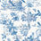Scalamandre Shantung Garden - Removable Delft Wallpaper SCWP88377PS0004