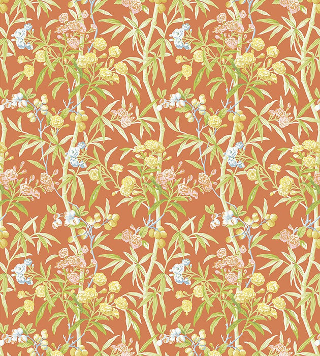 Scalamandre Lanai Guava Wallpaper Sample SCWP884310004