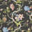 Scalamandre Andrew Jackson Floral Noir Wallpaper SCWP884320004