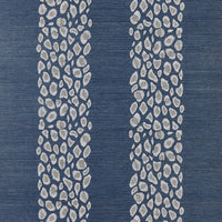 Scalamandre Catwalk Embellished Grasscloth Midnight Wallpaper SCWP884460004