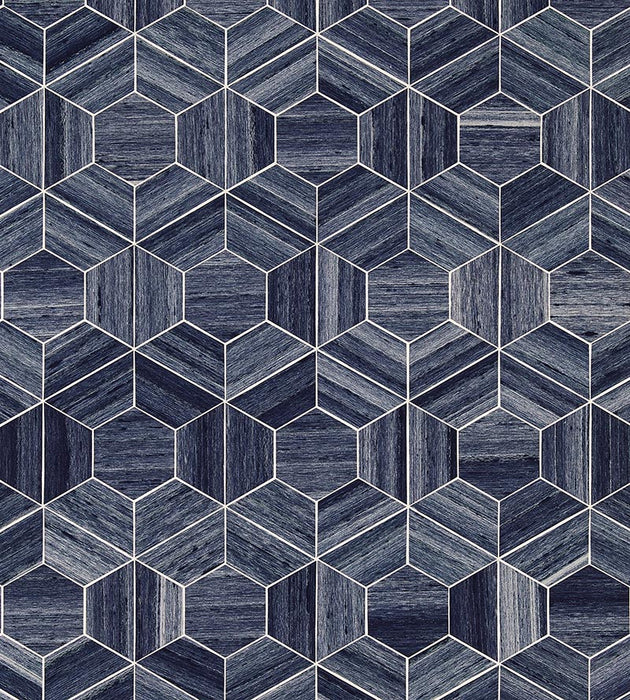 Scalamandre Hive - Slub Peppercorn Wallpaper Sample SCWP884700004