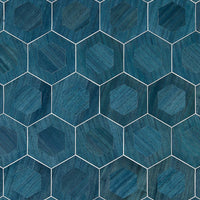 Scalamandre Hexad Indigo Wallpaper SCWP884760004