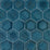 Scalamandre Hexad Indigo Wallpaper Sample SCWP884760004