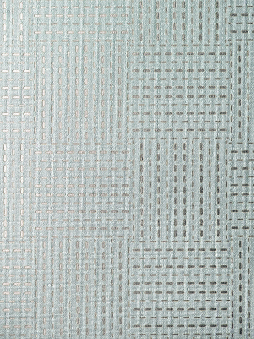 Scalamandre Checkmate Wallcovering Silver Sky Wallpaper SCWP885290004