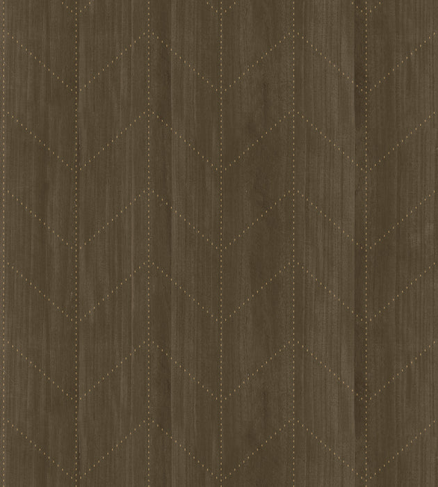 Scalamandre Timbre Espresso Wallcovering Sample SCWP885470004