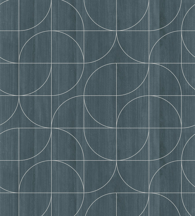 Scalamandre Vibrato Lagoon Wallcovering Sample SCWP885490004