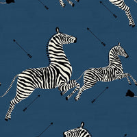 Scalamandre Zebras - Fabric Denim Fabric SC16496M0005