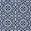 Scalamandre Anshun Lattice Indigo Fabric Sample SC165590005