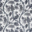 Scalamandre Balinese Peacock Linen Print Indigo Fabric Sample SC165750005