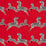 Scalamandre Zebras Petite Masai Red Fabric Sample SC166410005