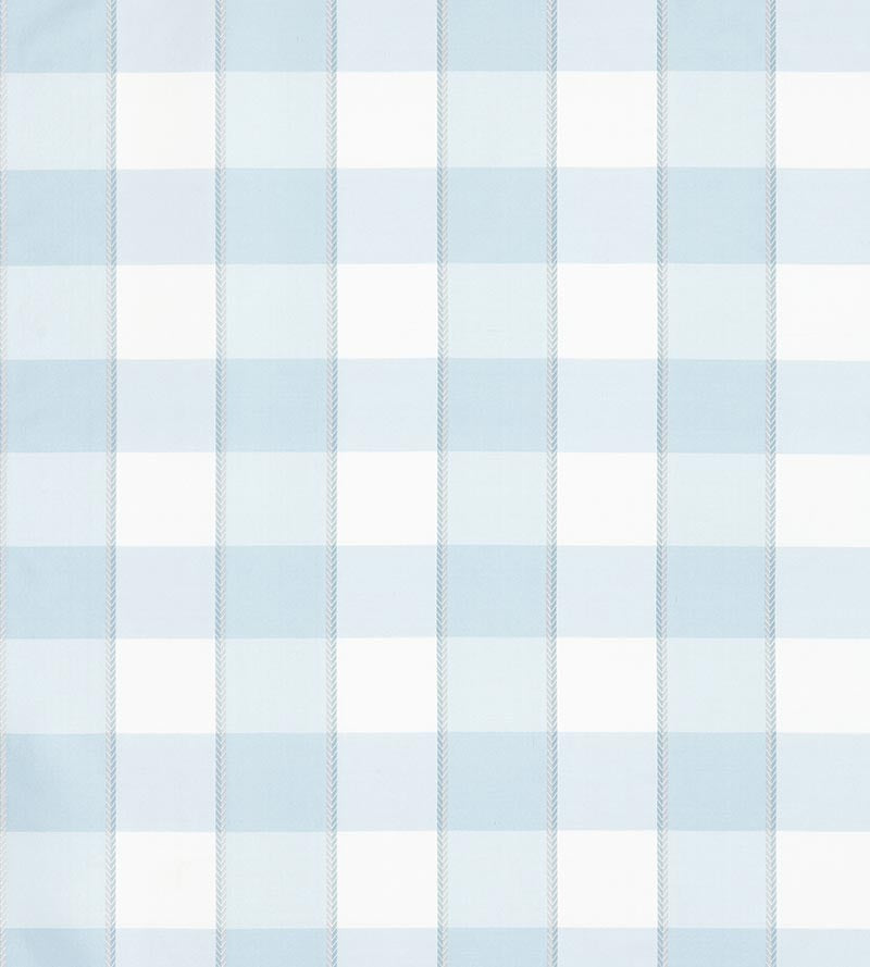 Scalamandre Chelsea Check Sky Fabric Sample SC270240005