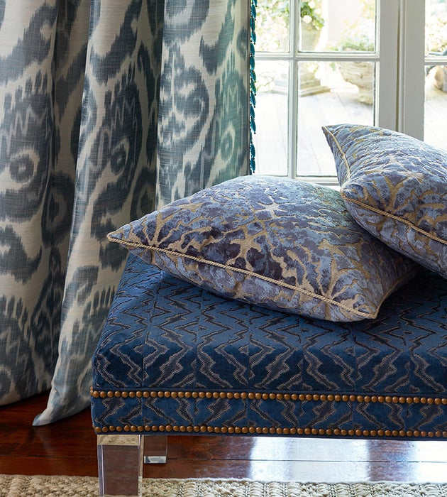 Scalamandre Palazzo Velvet Indigo Fabric Sample SC270840005