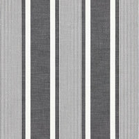Scalamandre Wellfleet Stripe Carbon Fabric SC271110005