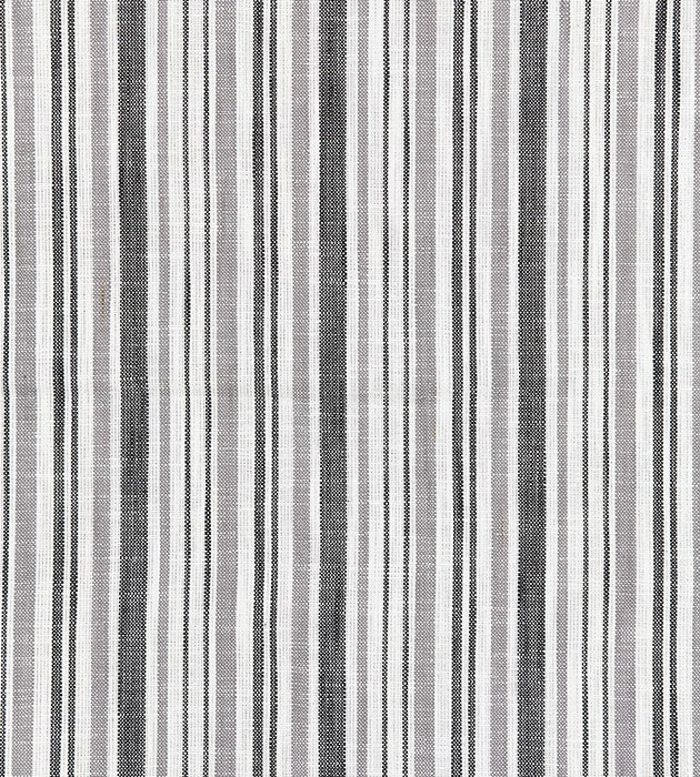 Scalamandre Pembroke Stripe Charcoal Fabric Sample SC271160005