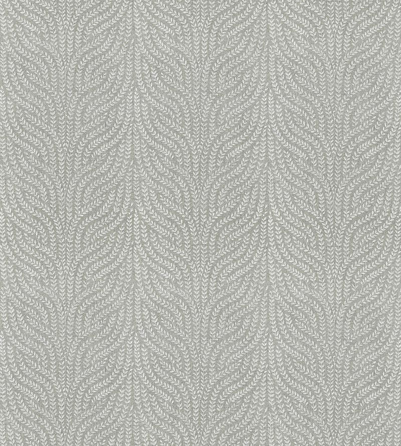 Scalamandre Willow Vine Embroidery French Grey Fabric Sample SC271250005